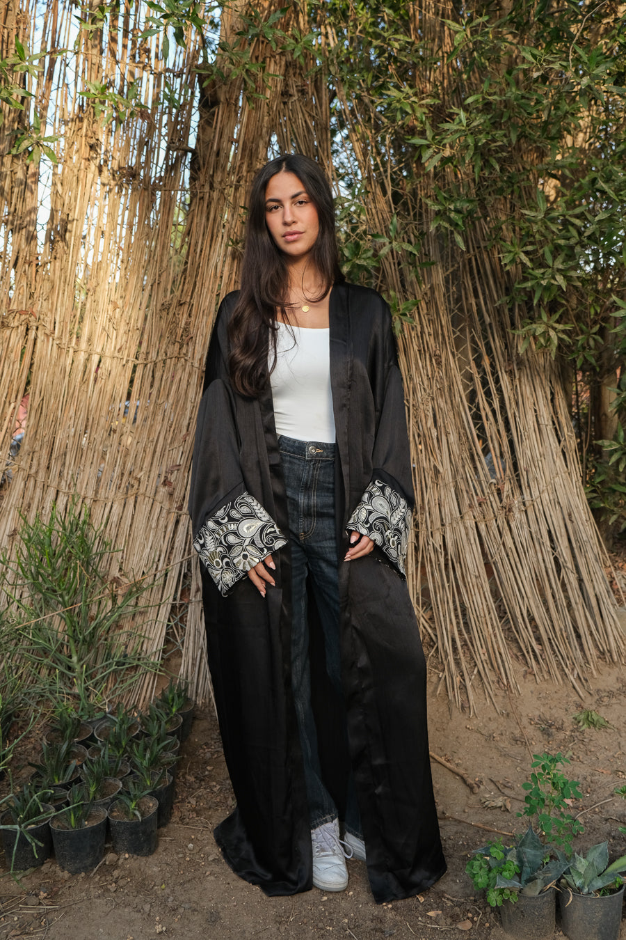 Black kaftan