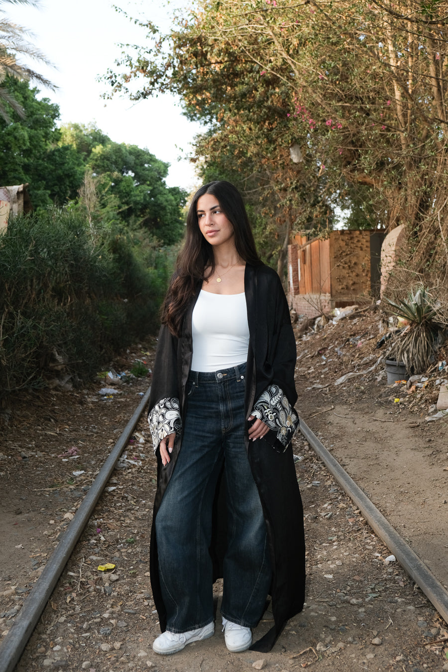 Black kaftan