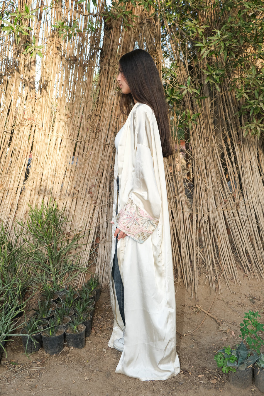 Beige kaftan