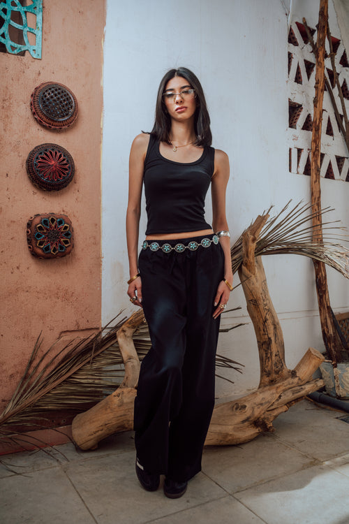 Black Linen Pants